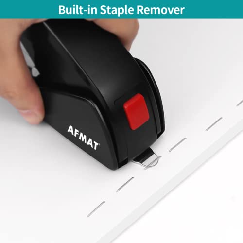 Eco-Friendly AFMAT Stapler for Desk, 50 Sheet Effortless Desktop Kit
