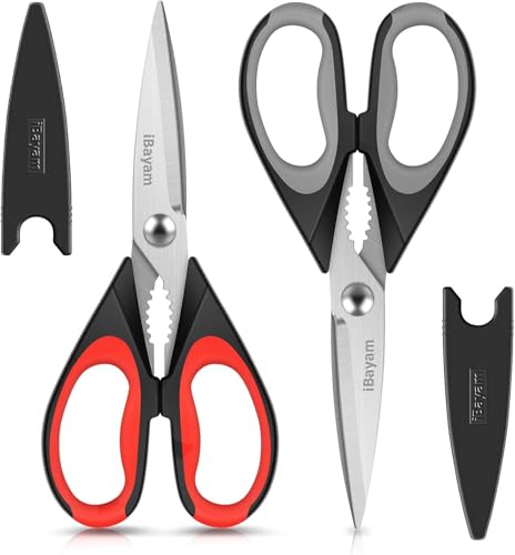 Smart Home iBayam Kitchen Scissors All Purpose Heavy Duty 2 Set
