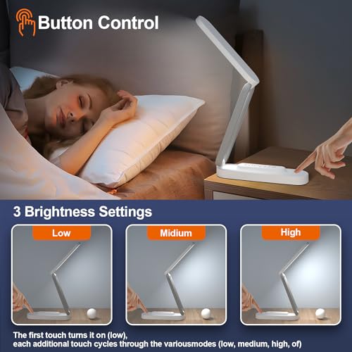 Eco-Friendly Giryuhd LED Desk Lamp for Office Home & Battery Operated for Daily Use
