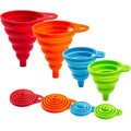 Eco-Friendly Kitchen Funnel Set 4 Pack, Small and Large, Set