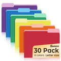 luxury SUNEE File Folders, 30 Pack Manilla Folders 8.5 x