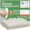 Minimalist Organic Cheese Cloths, GOTS Certified, Grade 100, Essentials