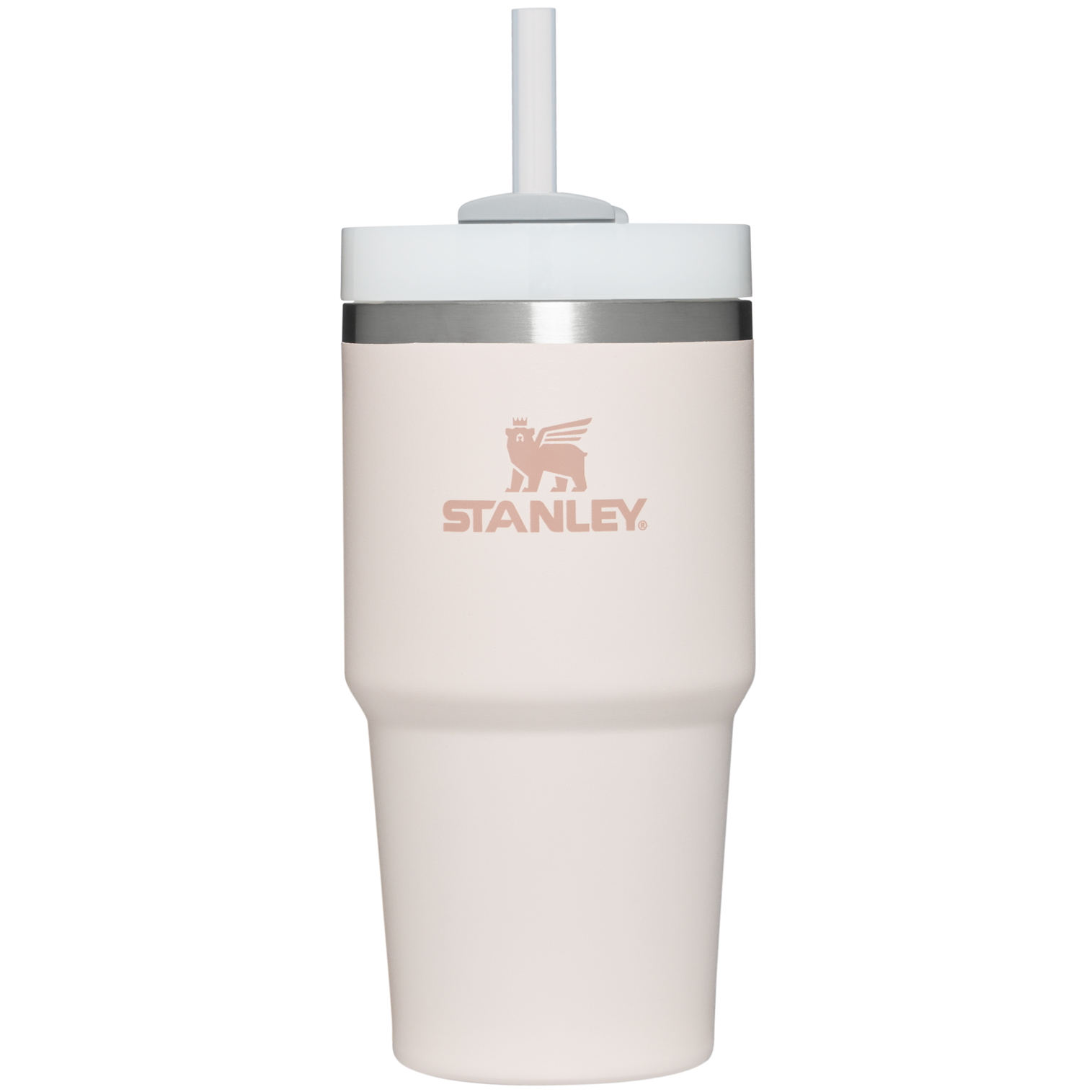 Large Capacity The Quencher H2.0 Flowstate Tumbler D030T - Premium Stainless Steel Straw Cup for All-Day Hydration - Rose Quartz
