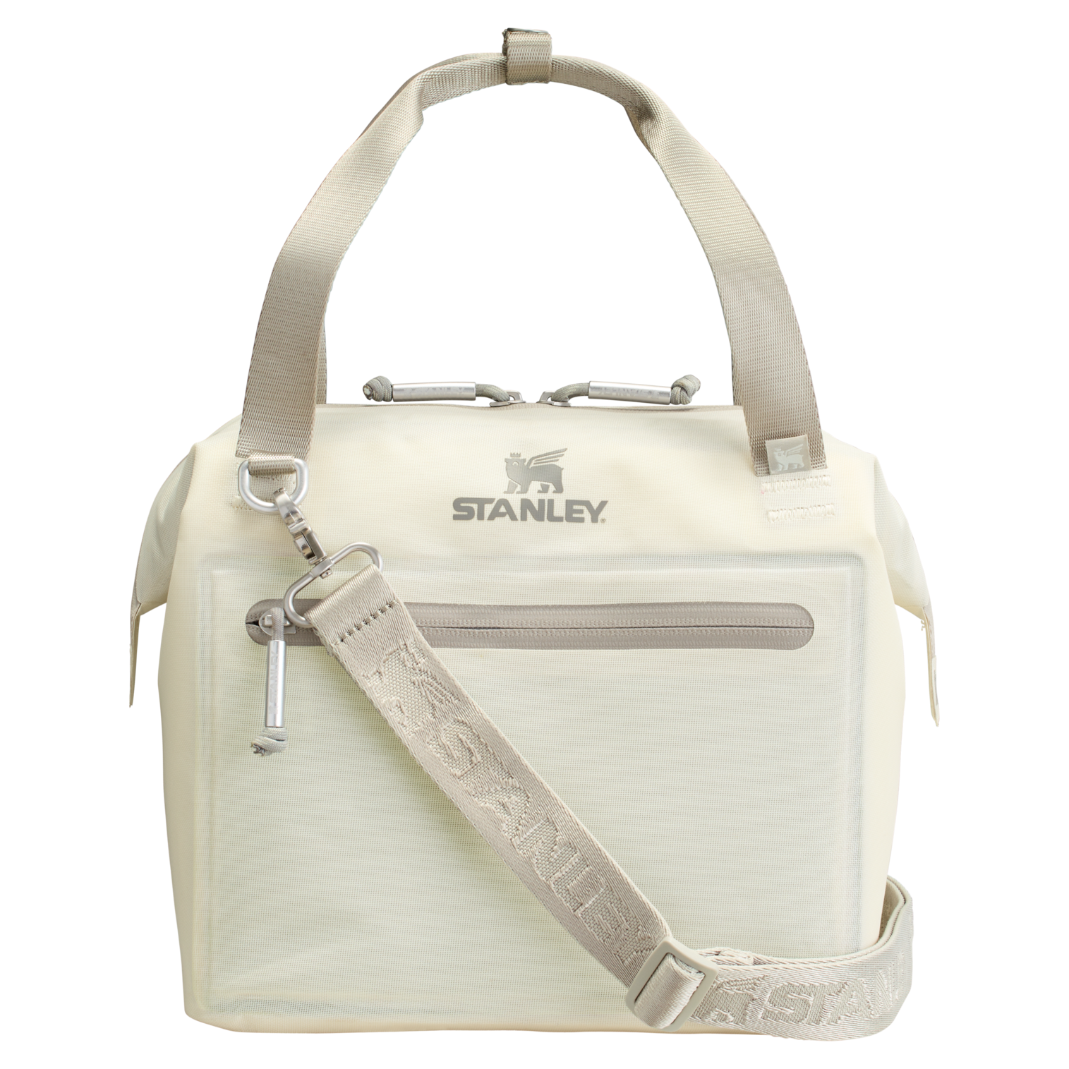 Leak-Proof Insulated The All Day Julienne Mini Cooler D052R - Compact All-Weather Soft-Sided Cooler Backpack - Cream