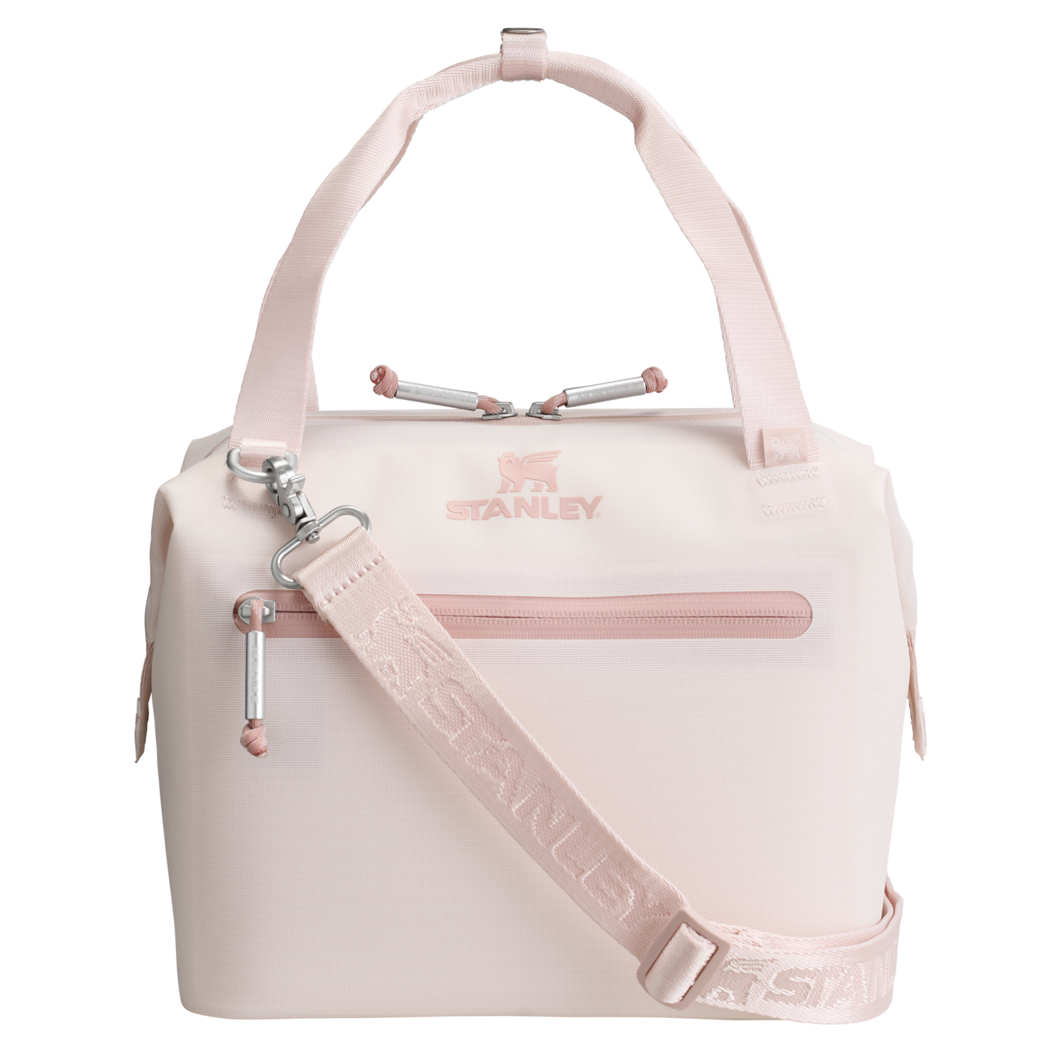 Leak-Proof Insulated The All Day Julienne Mini Cooler D052R - Compact All-Weather Soft-Sided Cooler Backpack - Rose Quartz