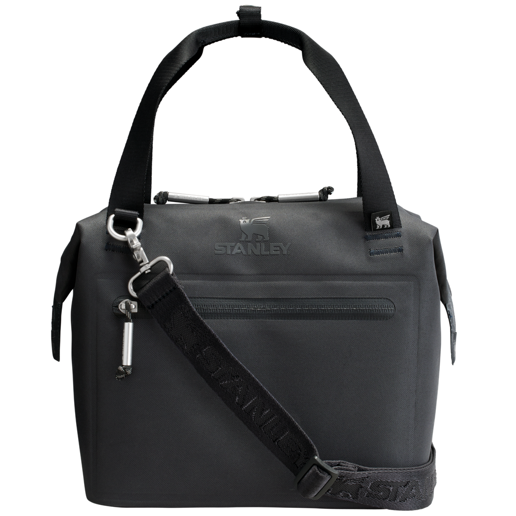 Leak-Proof Insulated The All Day Julienne Mini Cooler D052R - Compact All-Weather Soft-Sided Cooler Backpack - Black