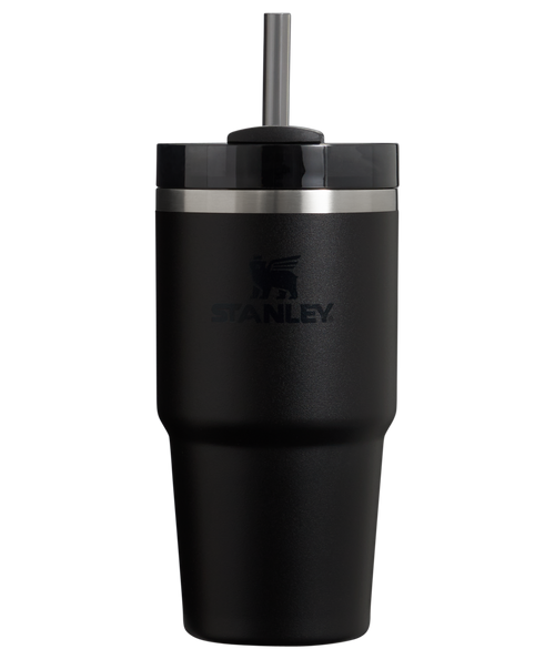Double-Wall Vacuum The Quencher H2.0 Flowstate Tumbler | Stanley Create D330L - 40oz Large Capacity Car-Cup Friendly Quencher - Black 2.0