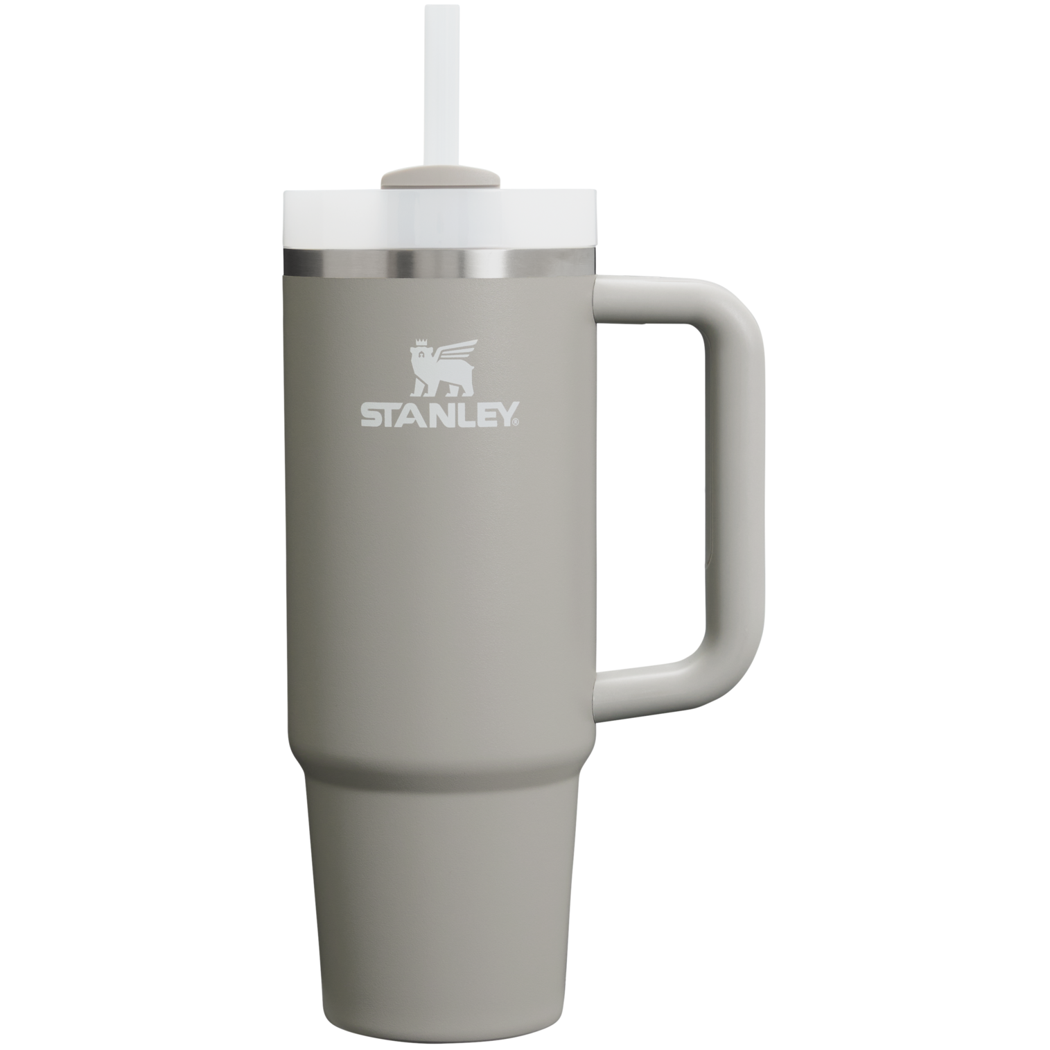Car-Cup Friendly The Quencher H2.0 Flowstate Tumbler D051L - Premium Stainless Steel Straw Cup for All-Day Hydration - Ash