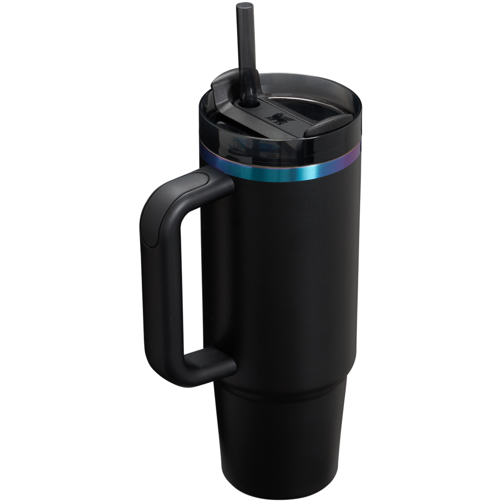 Large Capacity The Black Chroma Quencher H2.0 Flowstate Tumbler D107W - Premium Stainless Steel Straw Cup for All-Day Hydration Detail