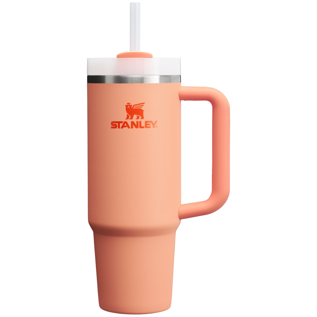 Car-Cup Friendly The Quencher H2.0 Flowstate Tumbler D051L - Premium Stainless Steel Straw Cup for All-Day Hydration - Cream 2.0