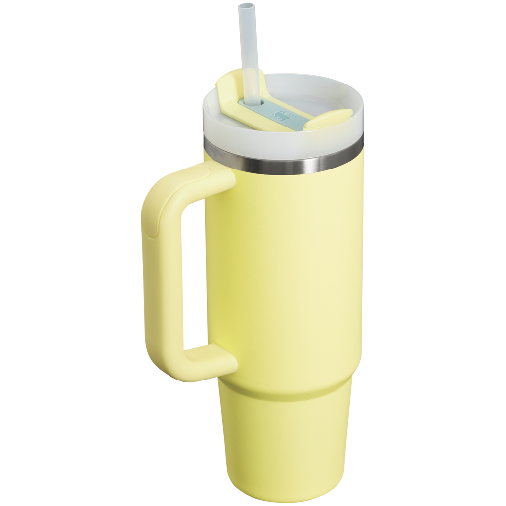 Double-Wall Vacuum The Quencher H2.0 Flowstate Tumbler | Stanley Create D331C - FlowState 3-Position Lid Insulated Travel Mug Detail