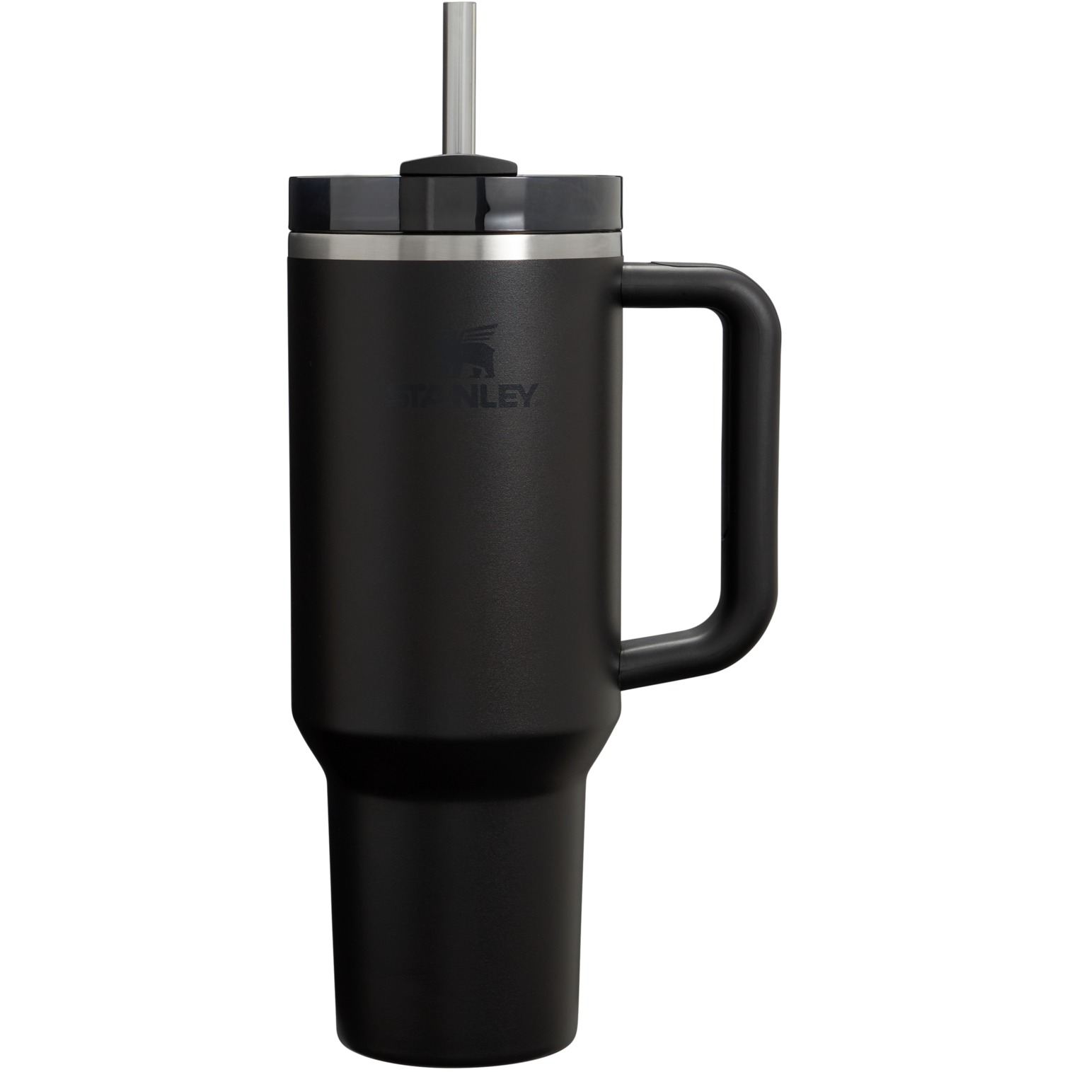 Insulated Travel The Quencher H2.0 Flowstate Tumbler D050X - 40oz Large Capacity Car-Cup Friendly Quencher - Black 2.0