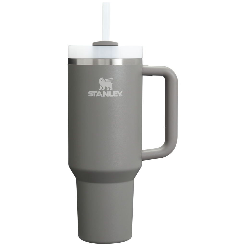 Insulated Travel The Quencher H2.0 Flowstate Tumbler D050X - 40oz Large Capacity Car-Cup Friendly Quencher - Stone