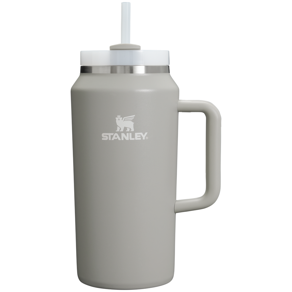 Double-Wall Vacuum The Quencher H2.0 Flowstate Tumbler D365U - 40oz Large Capacity Car-Cup Friendly Quencher - Ash