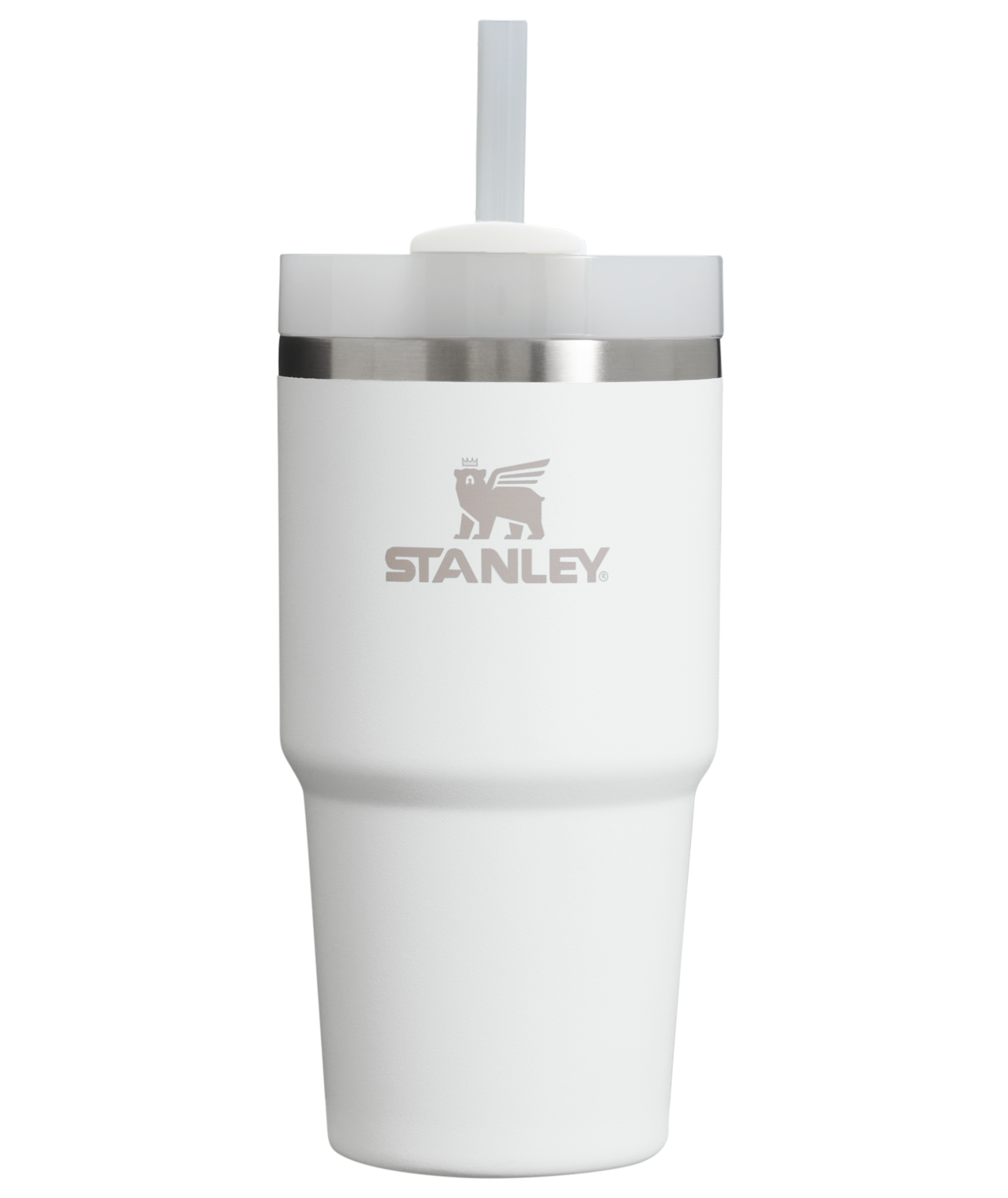 Car-Cup Friendly The Quencher H2.0 Flowstate Tumbler  | Stanley Create D329E - FlowState 3-Position Lid Insulated Travel Mug - Frost