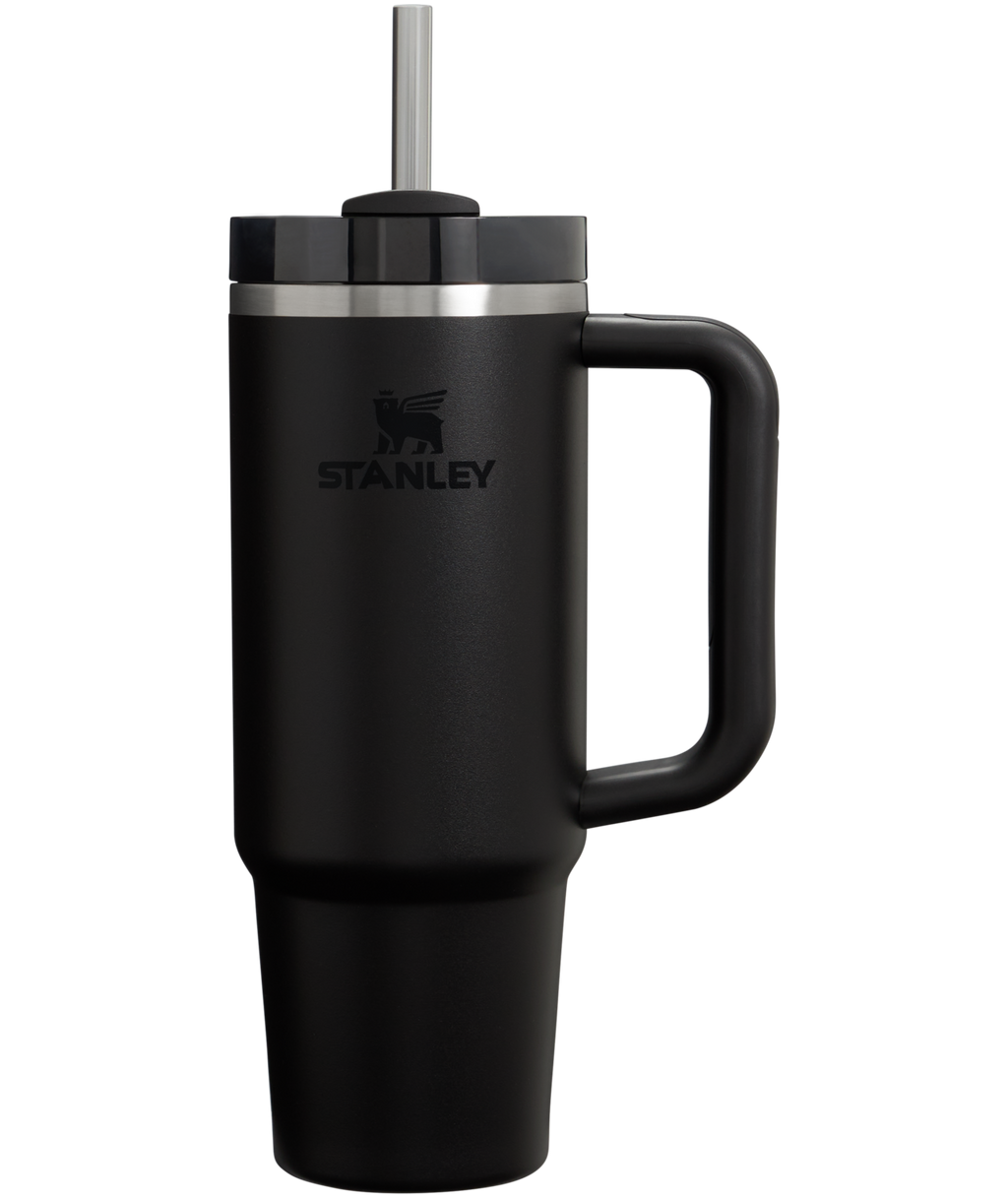 Double-Wall Vacuum The Quencher H2.0 Flowstate Tumbler | Stanley Create D331C - FlowState 3-Position Lid Insulated Travel Mug - Black 2.0