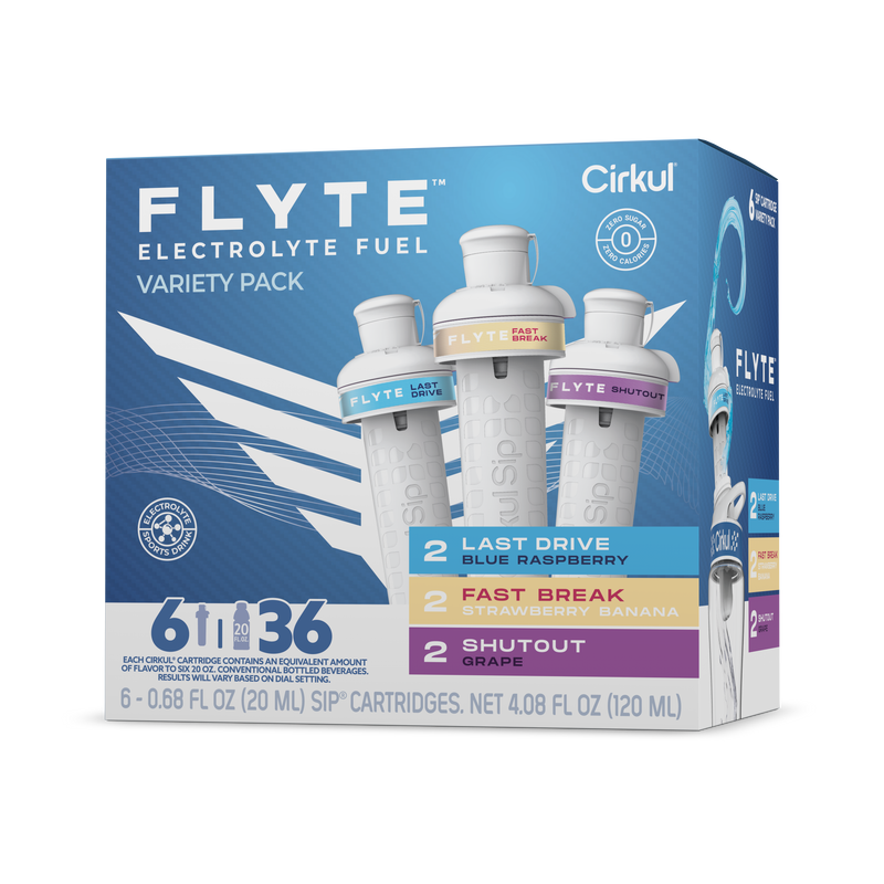 Natural Fruit Flavored Flyte 6-Pack Variety Pack MMZB - Zero-Calorie Multi-Flavor Sip Pods for Water Bottle - Default Title