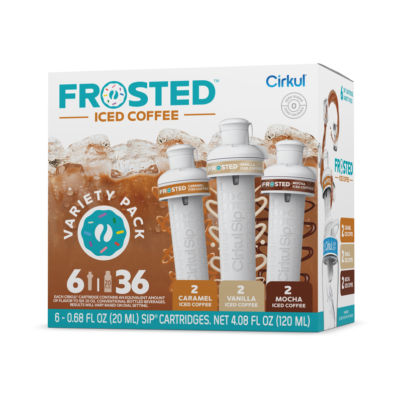 Vitamin-Infused Frosted Iced Coffee 6-Pack Variety Pack RAJT - Electrolyte Hydration Enhanced Taste Cartridges - Default Title
