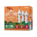 Vitamin-Infused Gateway Tea 6-Pack Variety Pack HM0F - Zero-Calorie Multi-Flavor Sip Pods for Water Bottle - Default Title