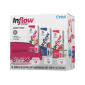 Natural Fruit Flavored Inflow Energy 6-Pack Variety Pack VCUW - Zero-Calorie Multi-Flavor Sip Pods for Water Bottle - Default Title