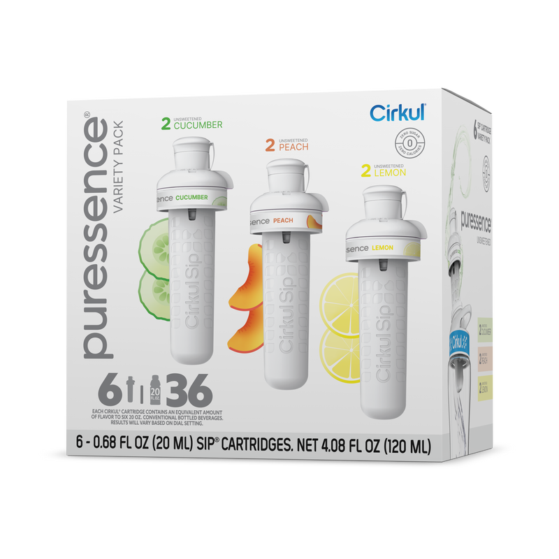 Vitamin-Infused Puressence 6-Pack Variety Pack 3T3F - Vitamin-Infused Natural Refreshing Flavor Core - Default Title
