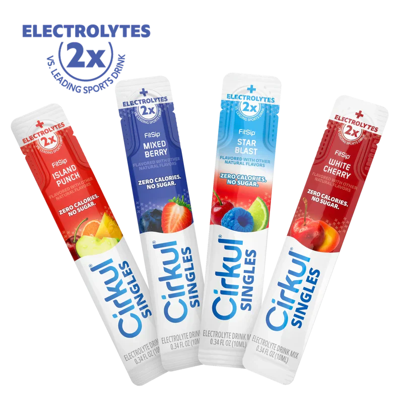 Natural Fruit Flavored 16-Pack  Singles FitSip Bundle J8XB - Zero-Calorie Multi-Flavor Sip Pods for Water Bottle - Default Title
