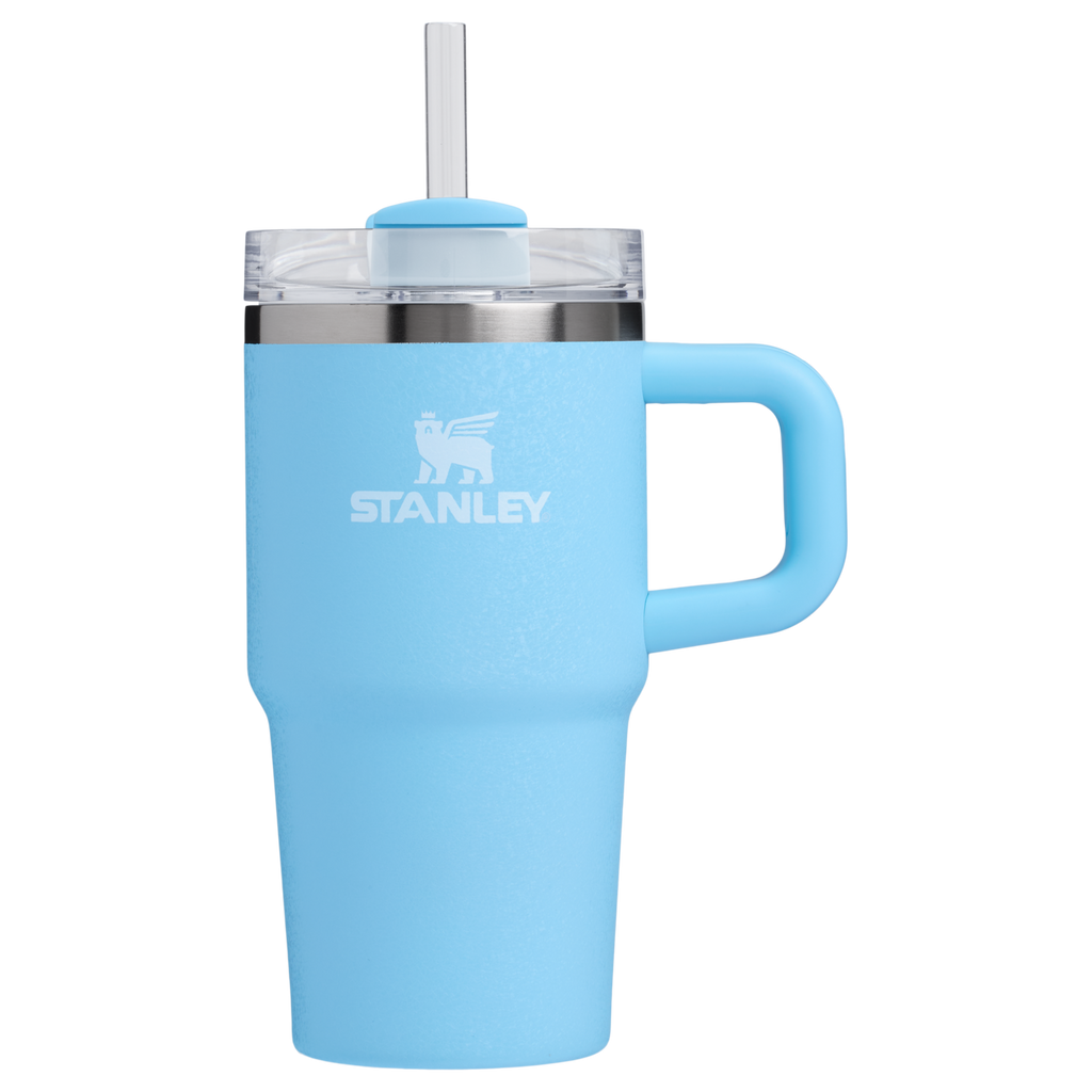 Car-Cup Friendly The Quencher H2.O Flowstate Tumbler D069R - Double-Wall Vacuum Insulated Travel Tumbler with Straw Detail