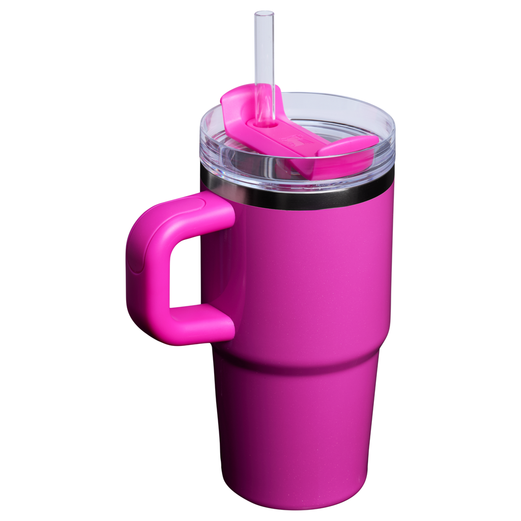 Car-Cup Friendly The Quencher H2.O Flowstate Tumbler D069R - Double-Wall Vacuum Insulated Travel Tumbler with Straw Detail