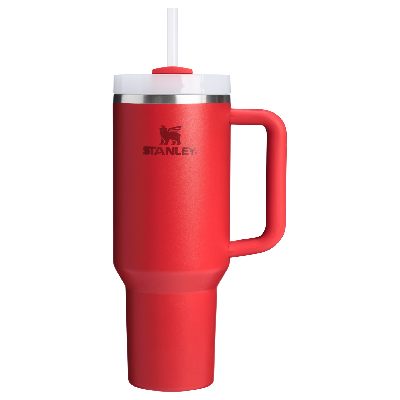 Insulated Travel The Quencher H2.0 Flowstate Tumbler D050X - 40oz Large Capacity Car-Cup Friendly Quencher - Chili Red