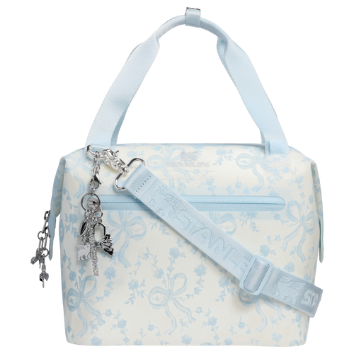 Heavy-Duty Tote Stanley 1913 x LoveShackFancy Holiday All Day Julienne Mini Cooler D194V - Heavy-Duty Ice-Retention Food & Beverage Carrier Detail