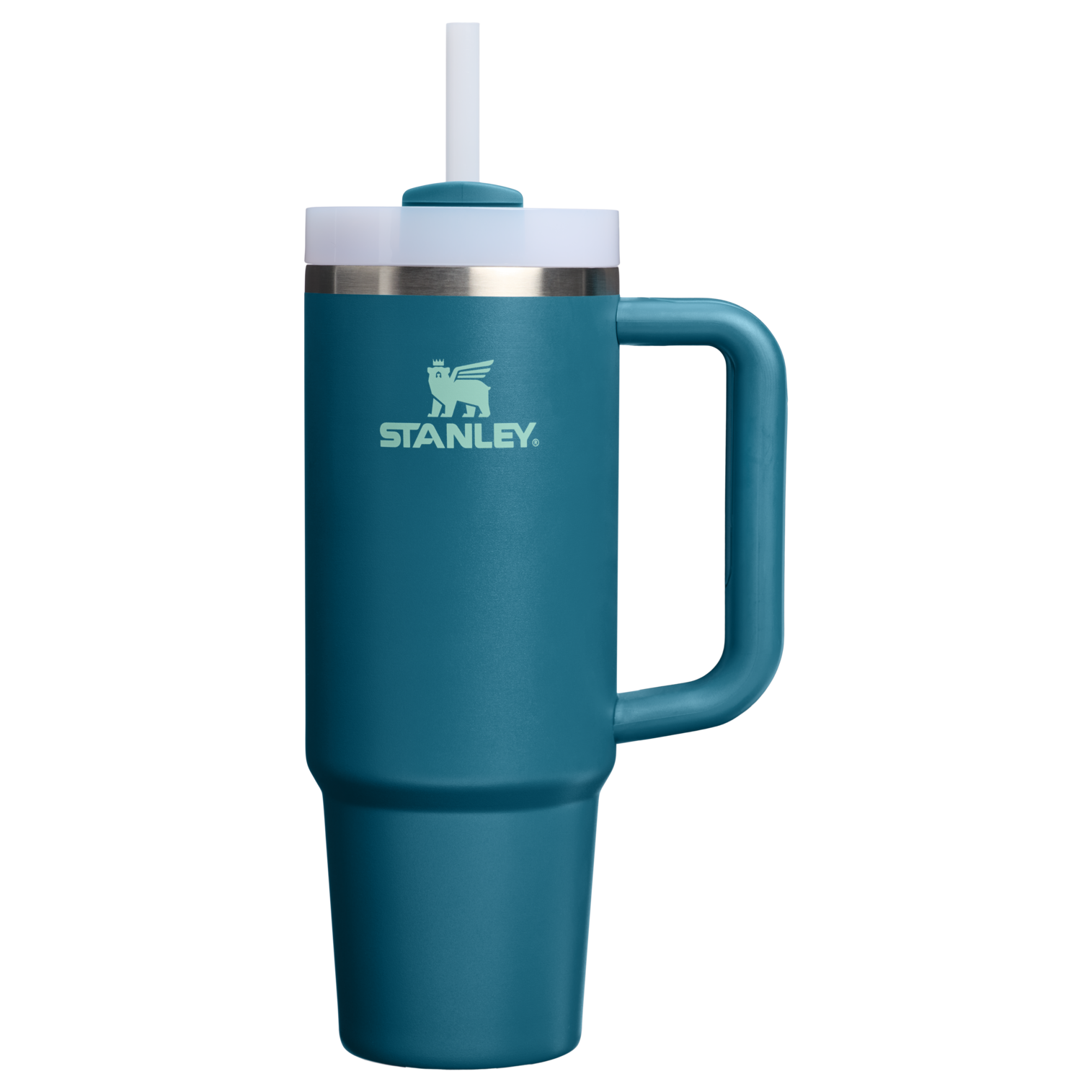 Car-Cup Friendly The Quencher H2.0 Flowstate Tumbler D051L - Premium Stainless Steel Straw Cup for All-Day Hydration - Coastal Teal
