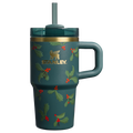 Large Capacity The Cheers & Cheer Quencher H2.O Flowstate Tumbler D192J - FlowState 3-Position Lid Insulated Travel Mug - Holiday Botanical