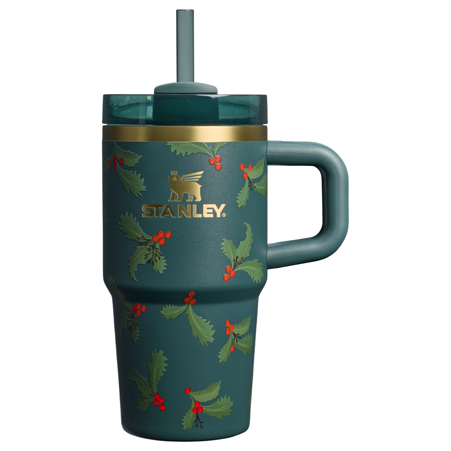 Large Capacity The Cheers & Cheer Quencher H2.O Flowstate Tumbler D192J - FlowState 3-Position Lid Insulated Travel Mug - Holiday Botanical
