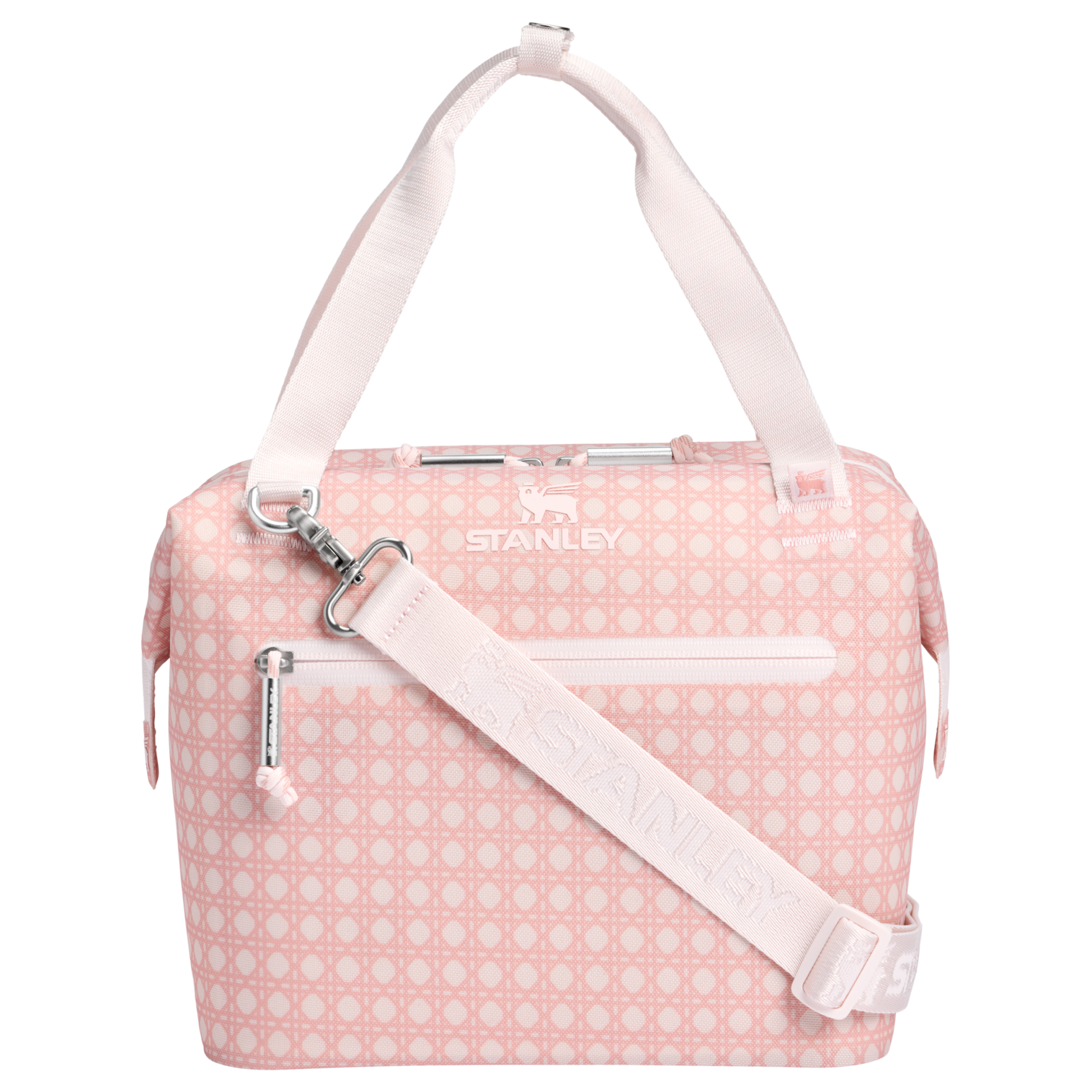 Leak-Proof Insulated The All Day Julienne Mini Cooler D349V - Compact All-Weather Soft-Sided Cooler Backpack - Rose Quartz Rattan