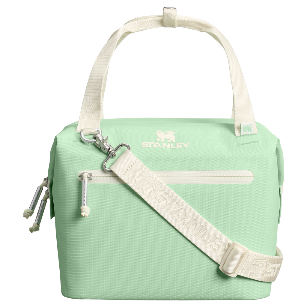 Leak-Proof Insulated The All Day Julienne Mini Cooler D052R - Compact All-Weather Soft-Sided Cooler Backpack - Pistachio