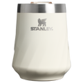 Shatterproof Luxury The Textured Reserve Wine Tumbler D141Z - Reserve Collection Stainless Steel Whiskey Cup - Cream Gloss