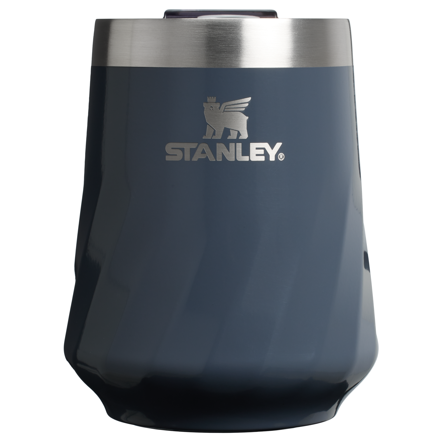 Shatterproof Luxury The Textured Reserve Wine Tumbler D141Z - Reserve Collection Stainless Steel Whiskey Cup - Twilight Gloss