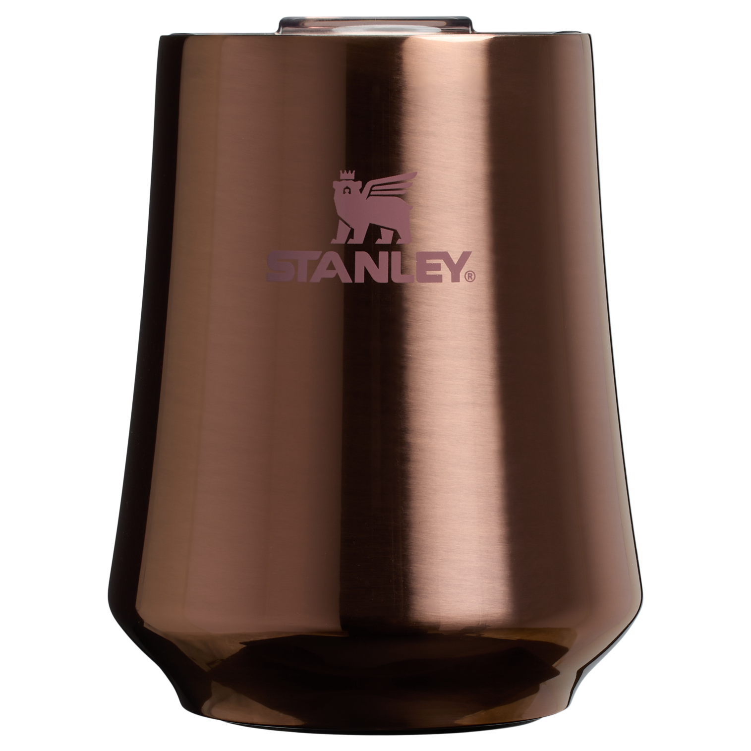 Vacuum Insulated Wine The Reserve Wine Tumbler | Stanley Create D302P - Premium Insulated Egg-Shaped Wine Glass for Outdoors - Cream Gloss