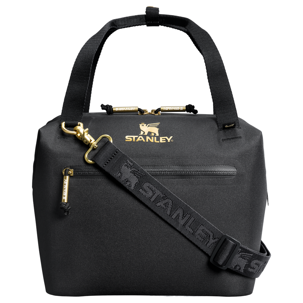 Leak-Proof Insulated The All Day Julienne Mini Cooler D052R - Compact All-Weather Soft-Sided Cooler Backpack - Black Honey