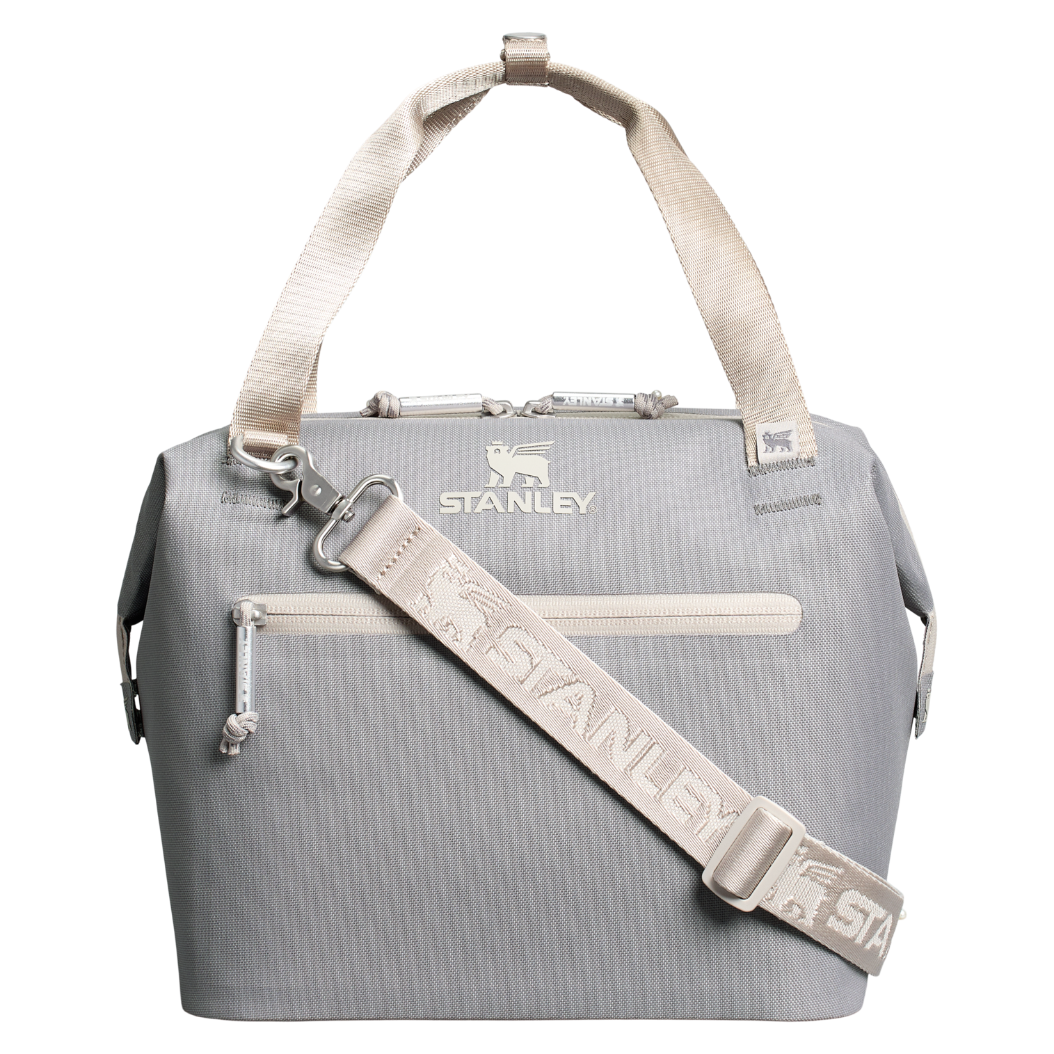 Leak-Proof Insulated The All Day Julienne Mini Cooler D052R - Compact All-Weather Soft-Sided Cooler Backpack - Stone