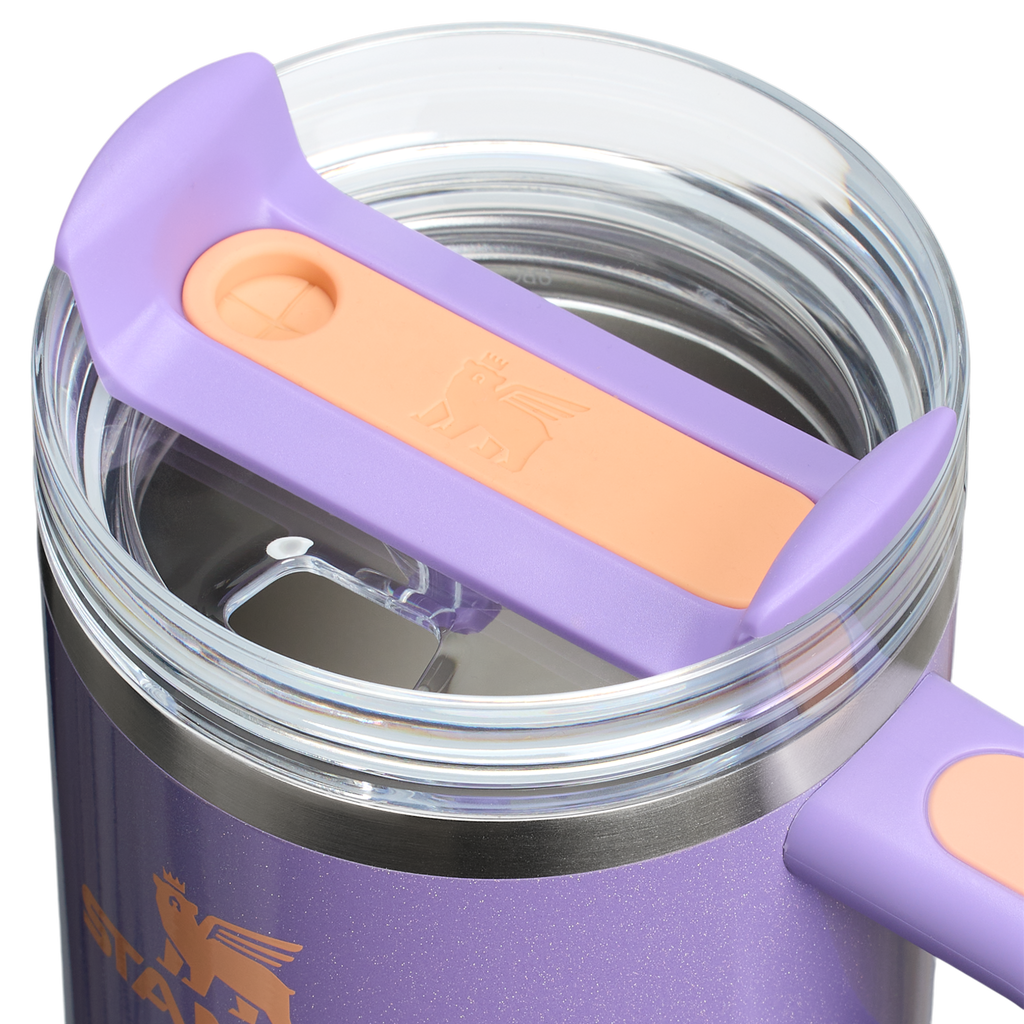 Car-Cup Friendly The Quencher H2.O Flowstate Tumbler D069R - Double-Wall Vacuum Insulated Travel Tumbler with Straw Detail
