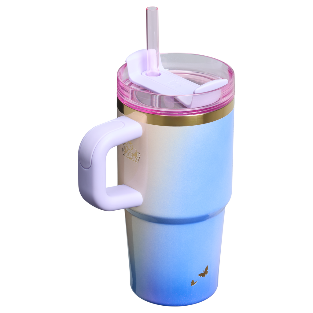 Splash-Resistant FlowState The Wicked for Good Quencher H2.0 Flowstate Tumbler D247R - Double-Wall Vacuum Insulated Travel Tumbler with Straw Detail