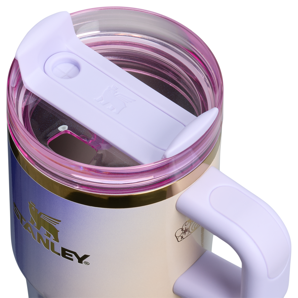 Splash-Resistant FlowState The Wicked for Good Quencher H2.0 Flowstate Tumbler D247R - Double-Wall Vacuum Insulated Travel Tumbler with Straw Detail