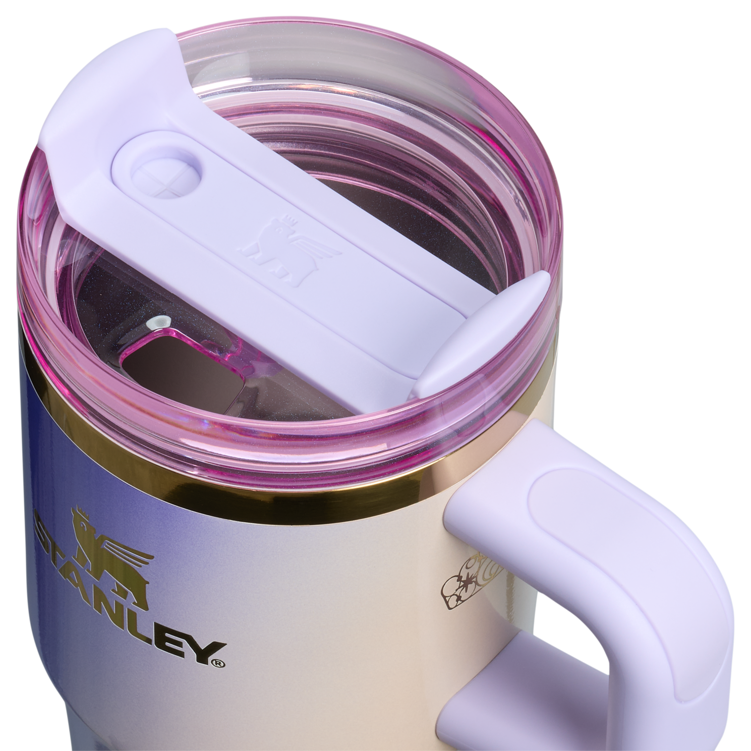 Splash-Resistant FlowState The Wicked for Good Quencher H2.0 Flowstate Tumbler D247R - Double-Wall Vacuum Insulated Travel Tumbler with Straw Detail
