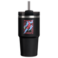 Double-Wall Vacuum The Quencher H2.0 Flowstate Tumbler D341T - FlowState 3-Position Lid Insulated Travel Mug - Tournament Black