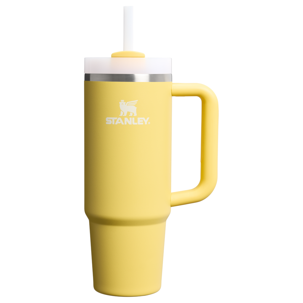 Car-Cup Friendly The Quencher H2.0 Flowstate Tumbler D051L - Premium Stainless Steel Straw Cup for All-Day Hydration - Daffodil