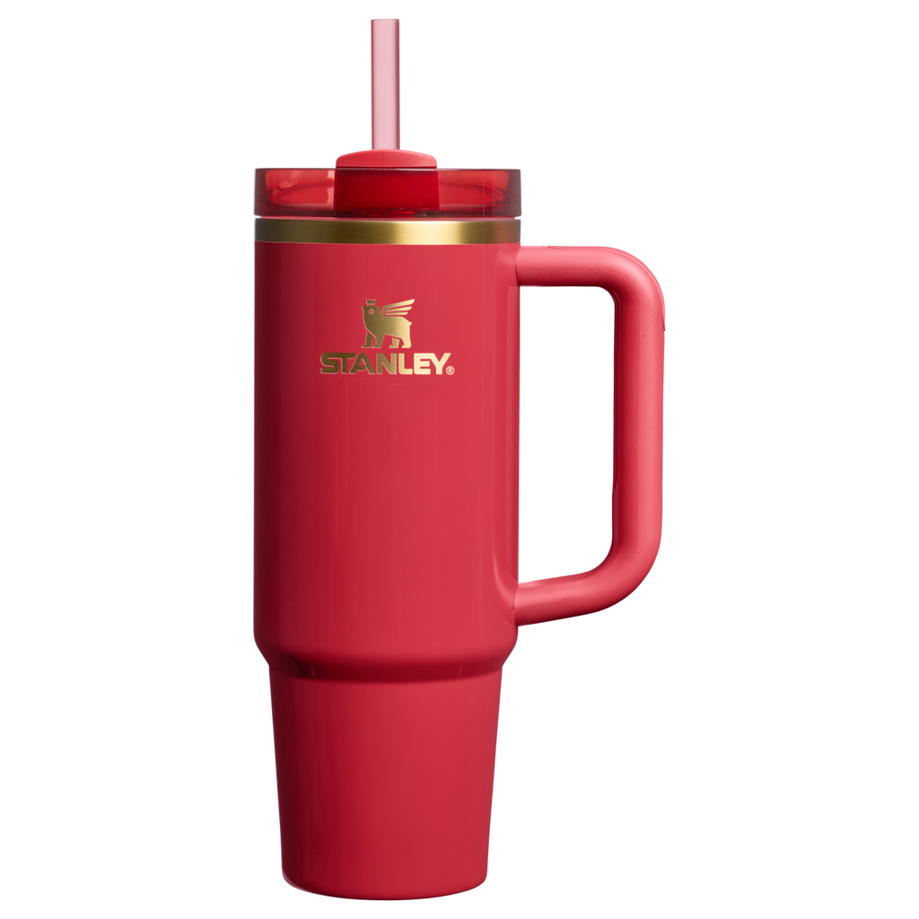 Double-Wall Vacuum The Cheers & Cheer Quencher H2.0 Flowstate Tumbler D189S - FlowState 3-Position Lid Insulated Travel Mug - Holly Berry Gloss