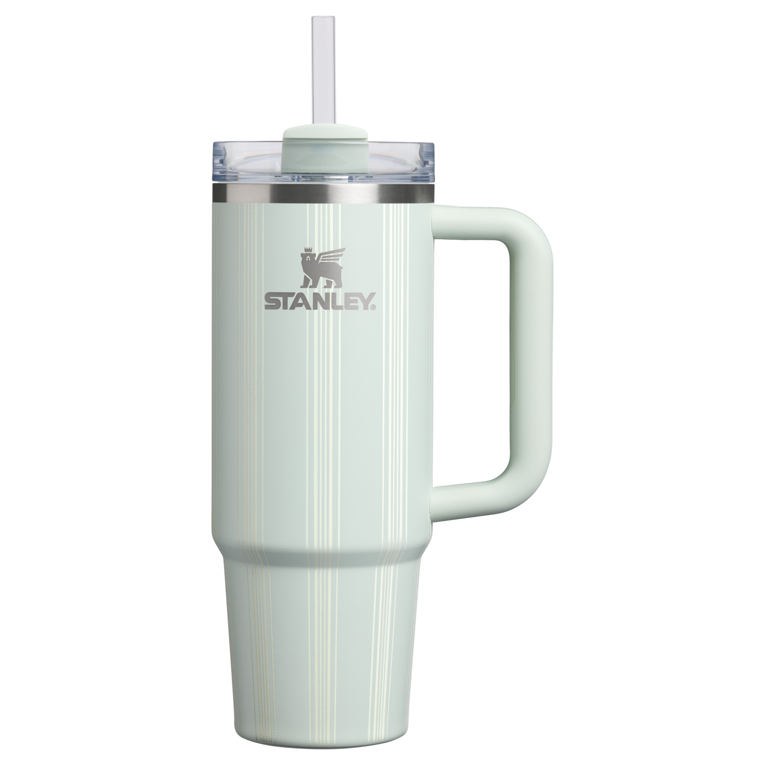 Car-Cup Friendly The Quencher H2.0 Flowstate Tumbler D343V - 40oz Large Capacity Car-Cup Friendly Quencher - Mist Picnic Stripe