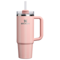 Car-Cup Friendly The Quencher H2.0 Flowstate Tumbler D343V - 40oz Large Capacity Car-Cup Friendly Quencher - Peach Rose Picnic Stripe
