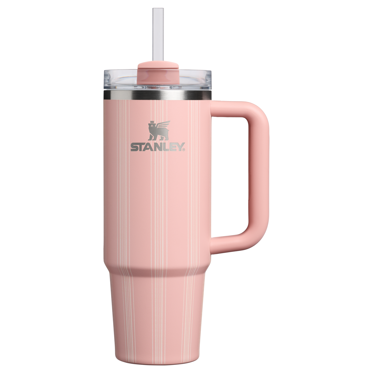 Car-Cup Friendly The Quencher H2.0 Flowstate Tumbler D343V - 40oz Large Capacity Car-Cup Friendly Quencher - Peach Rose Picnic Stripe